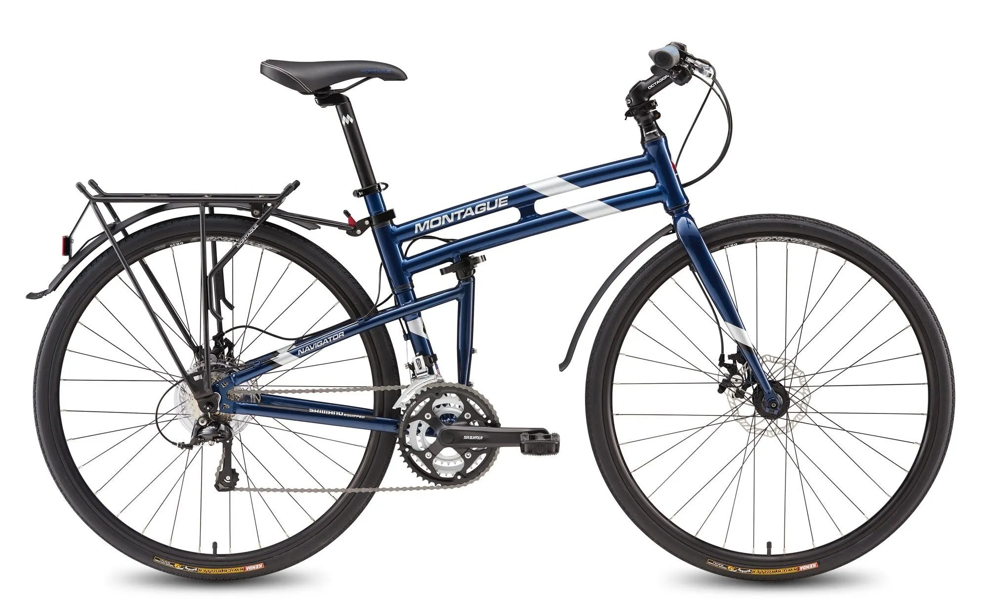 Montague Navigator 700C - Midnight Blue with Silver Accents