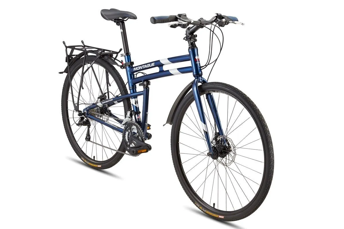 Montague Navigator 700C - Midnight Blue with Silver Accents