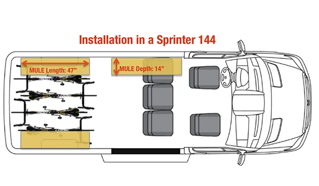 Mule Bag 2.0 Overhead Van Storage