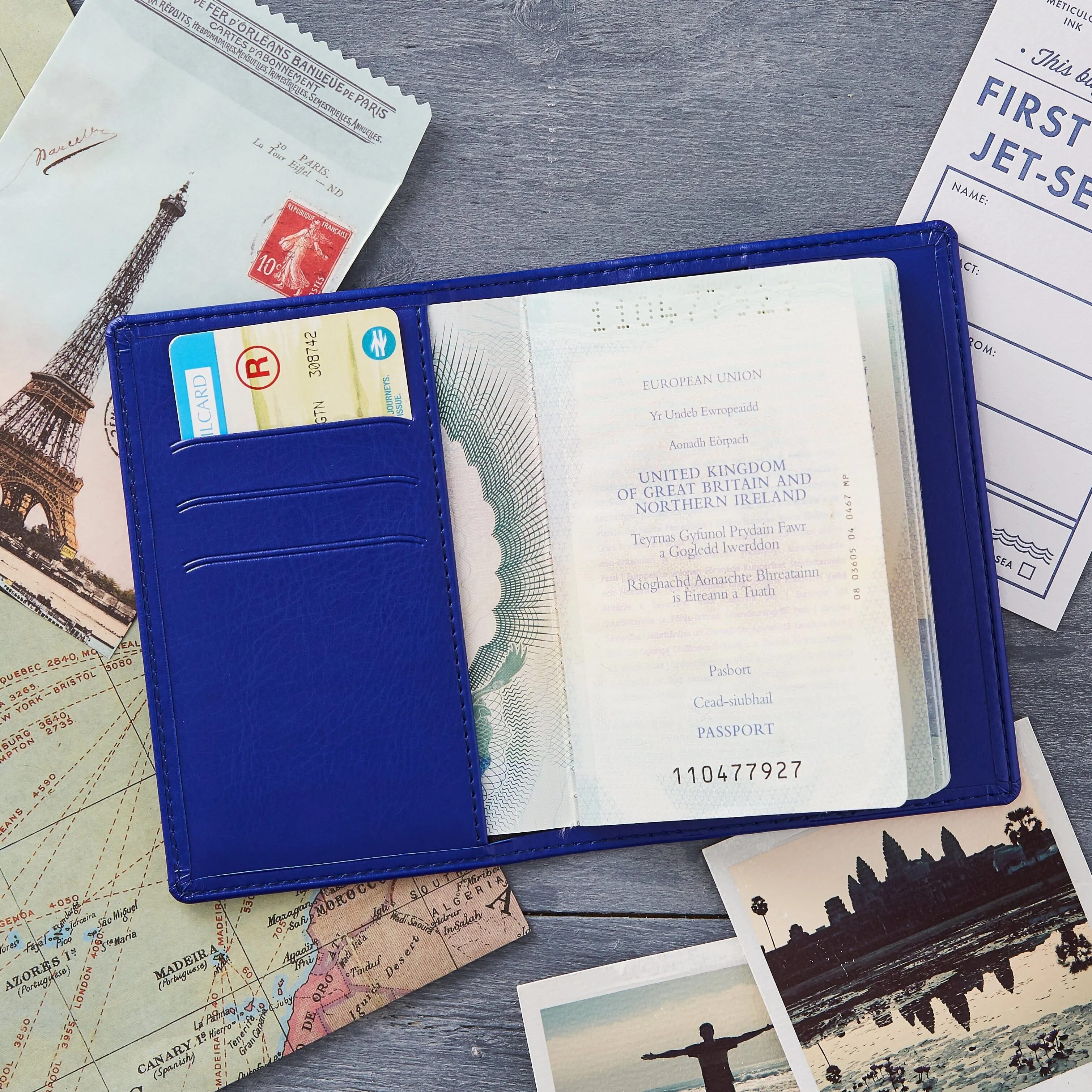 Name In Star Passport Wallet Holder