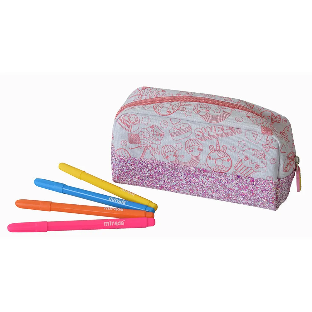 NE Sweet Pencil Case With Marker MAC2009