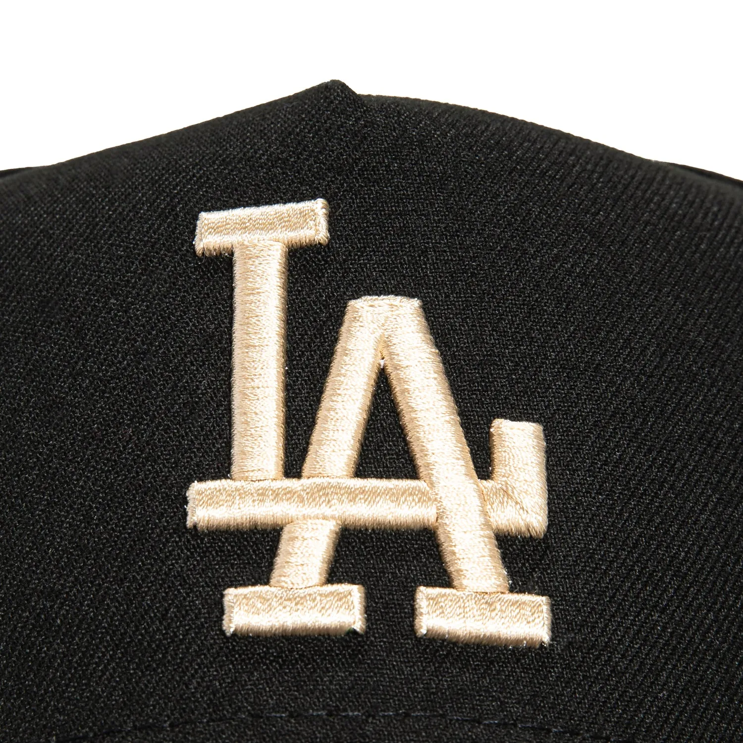 New Era 9Forty A-Frame Los Angeles Dodgers 60th Anniversary Stadium Patch Snapback Hat - Black, Brown