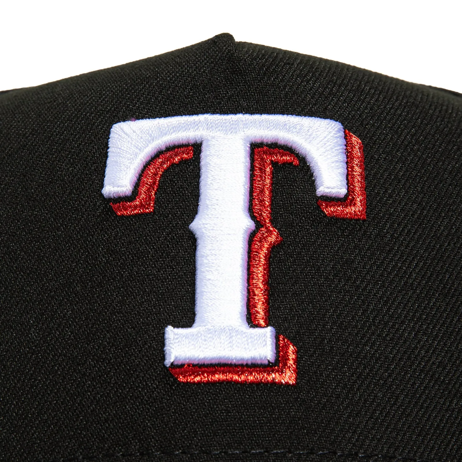 New Era 9Forty A-Frame Texas Rangers 2024 All Star Game Patch Snapback Hat - Black
