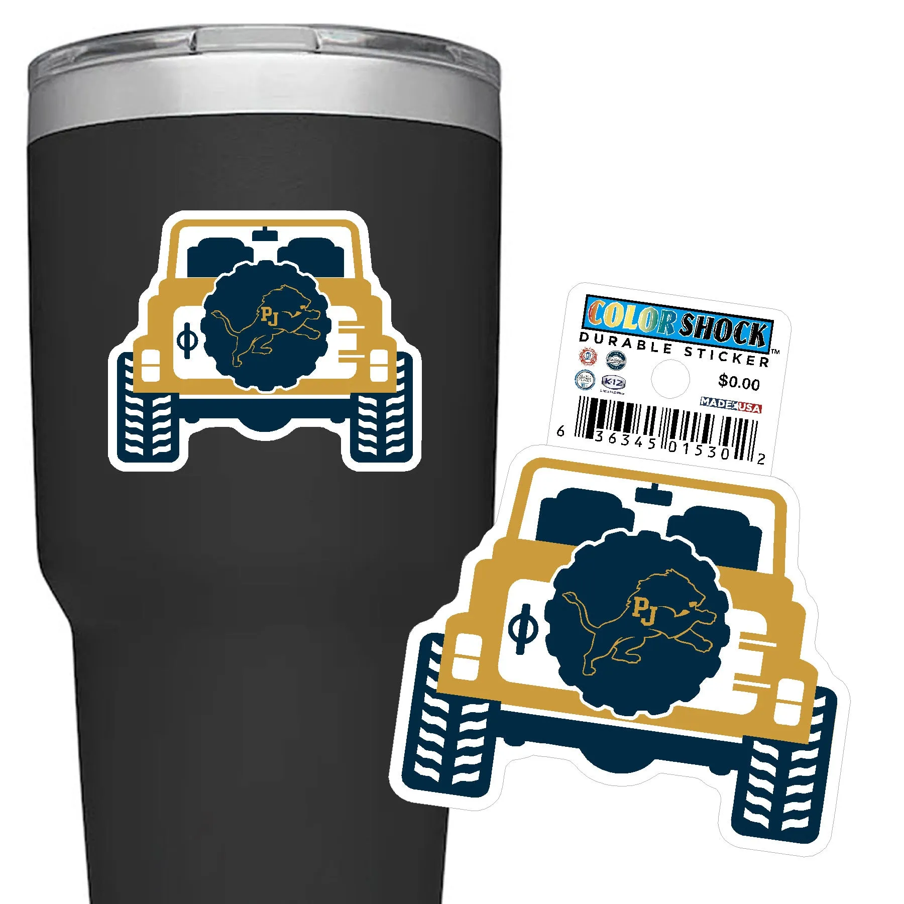 NEW ITEM - CDI- Durable Sticker- Track