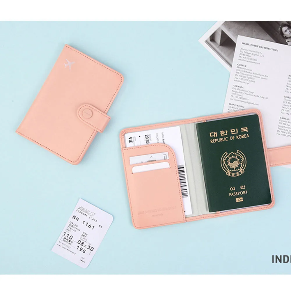 New RFID anti-degaussing short passport holder