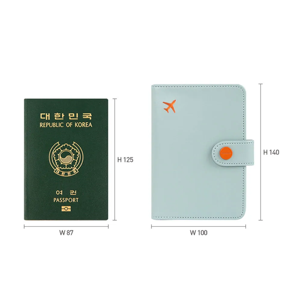 New RFID anti-degaussing short passport holder