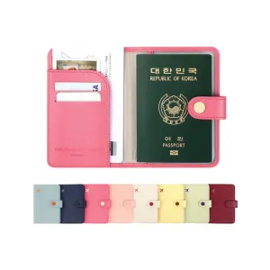 New RFID anti-degaussing short passport holder