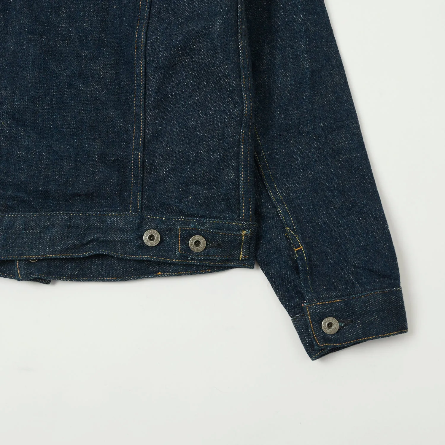 ONI 02527P-KABEG 'Secret Denim Kabuki Beige' Type-III Pocket Denim Jacket - Rinsed