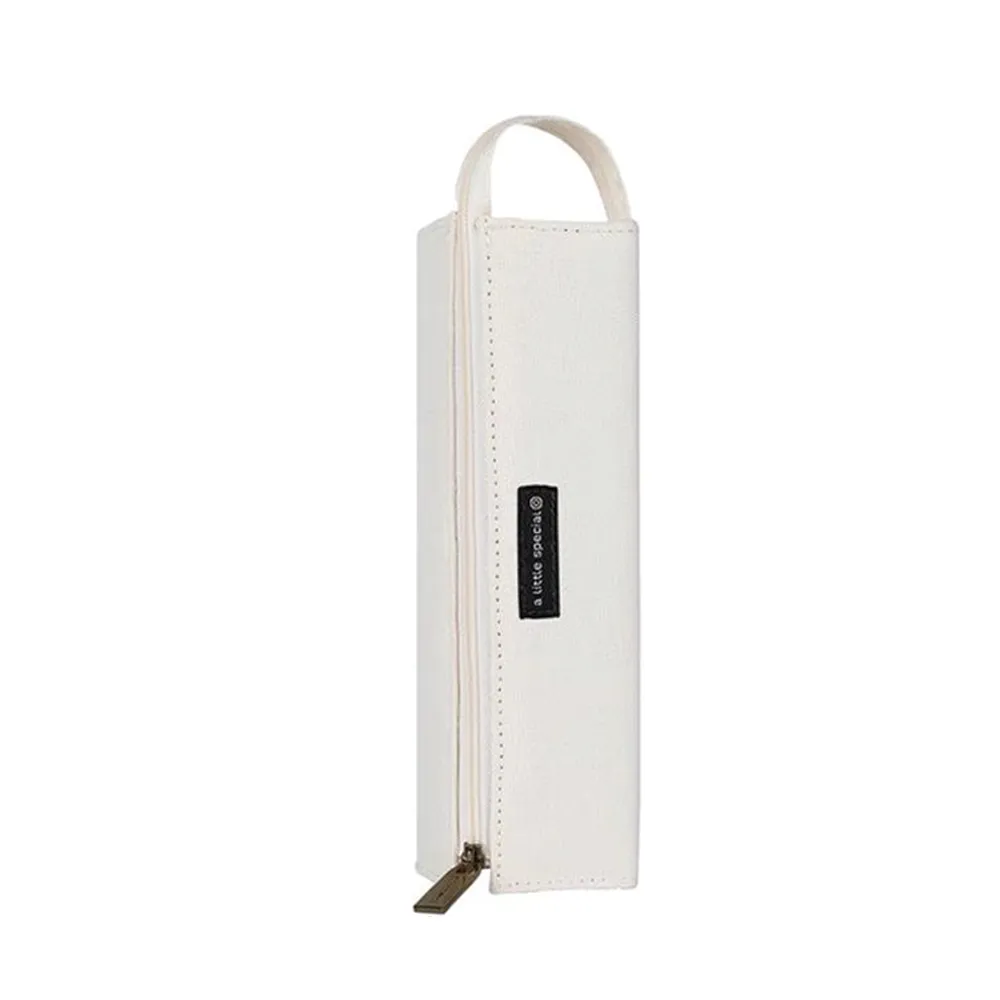 Opening Pen Pencil Case High Capacity Pencil Pouch Cosmetic Bag Office Stationery Organizer for School Teens College Adults