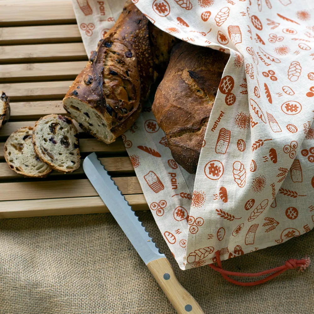 Organic Cotton Bread Loaf Bag