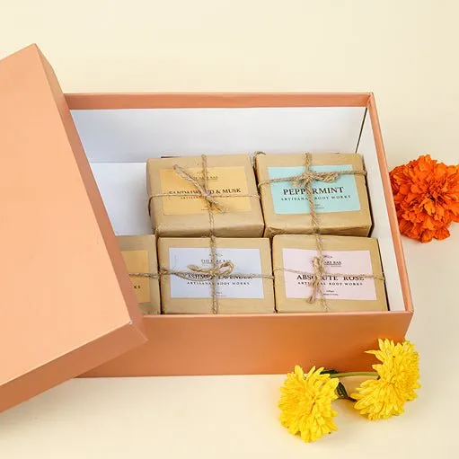 Pancharatna - Set of 5 Luxurious Handcrafted Soap Bar
