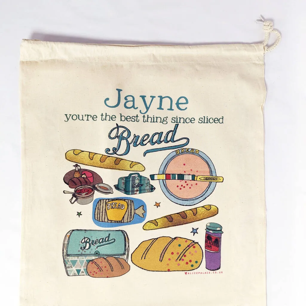 Personalised Bread Storage Bag