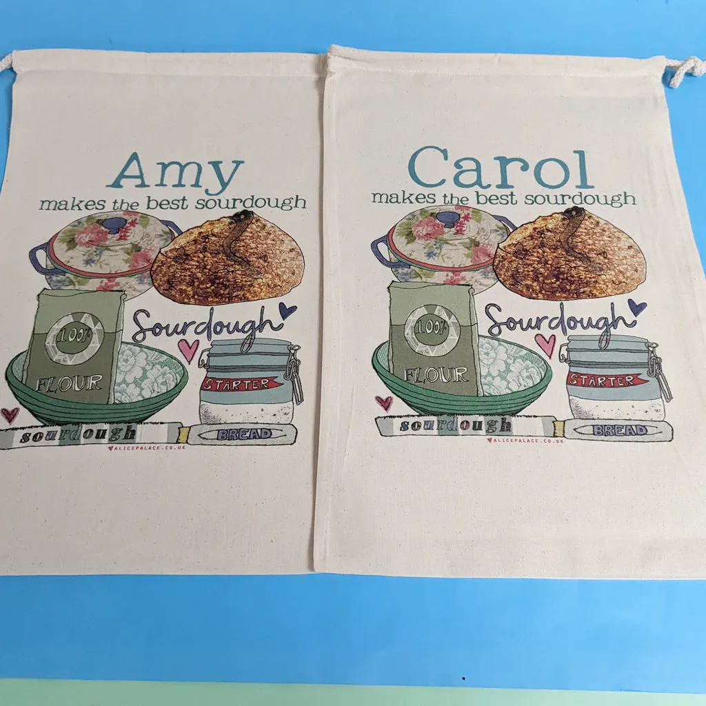 Personalised Bread Storage Bag