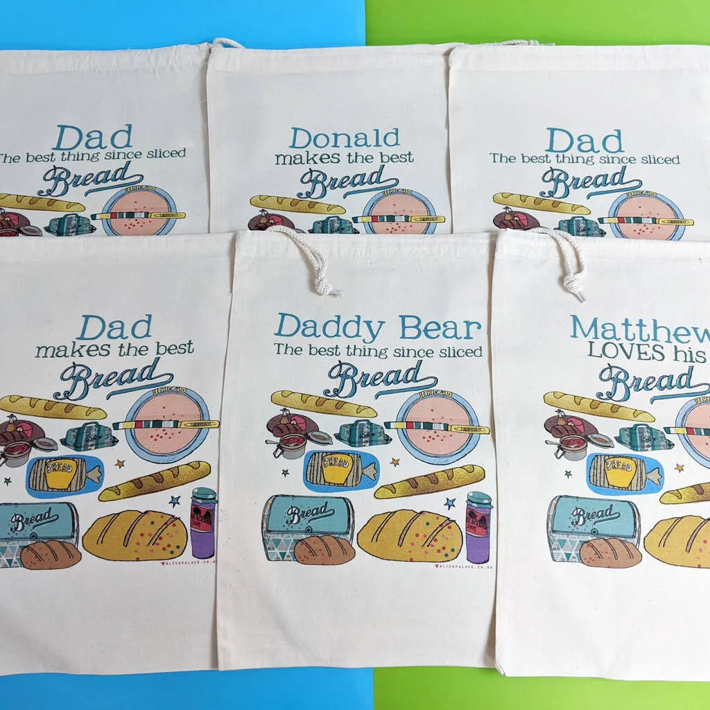 Personalised Bread Storage Bag