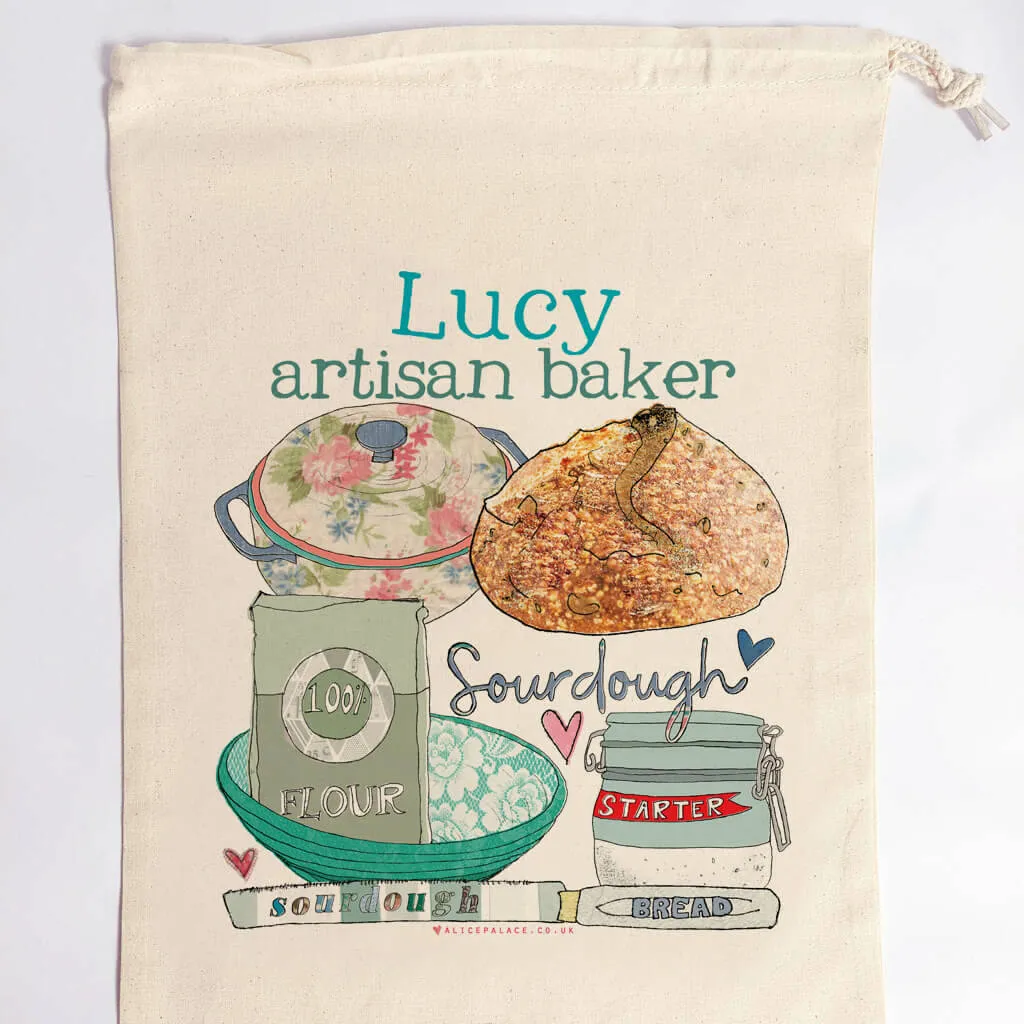 Personalised Bread Storage Bag