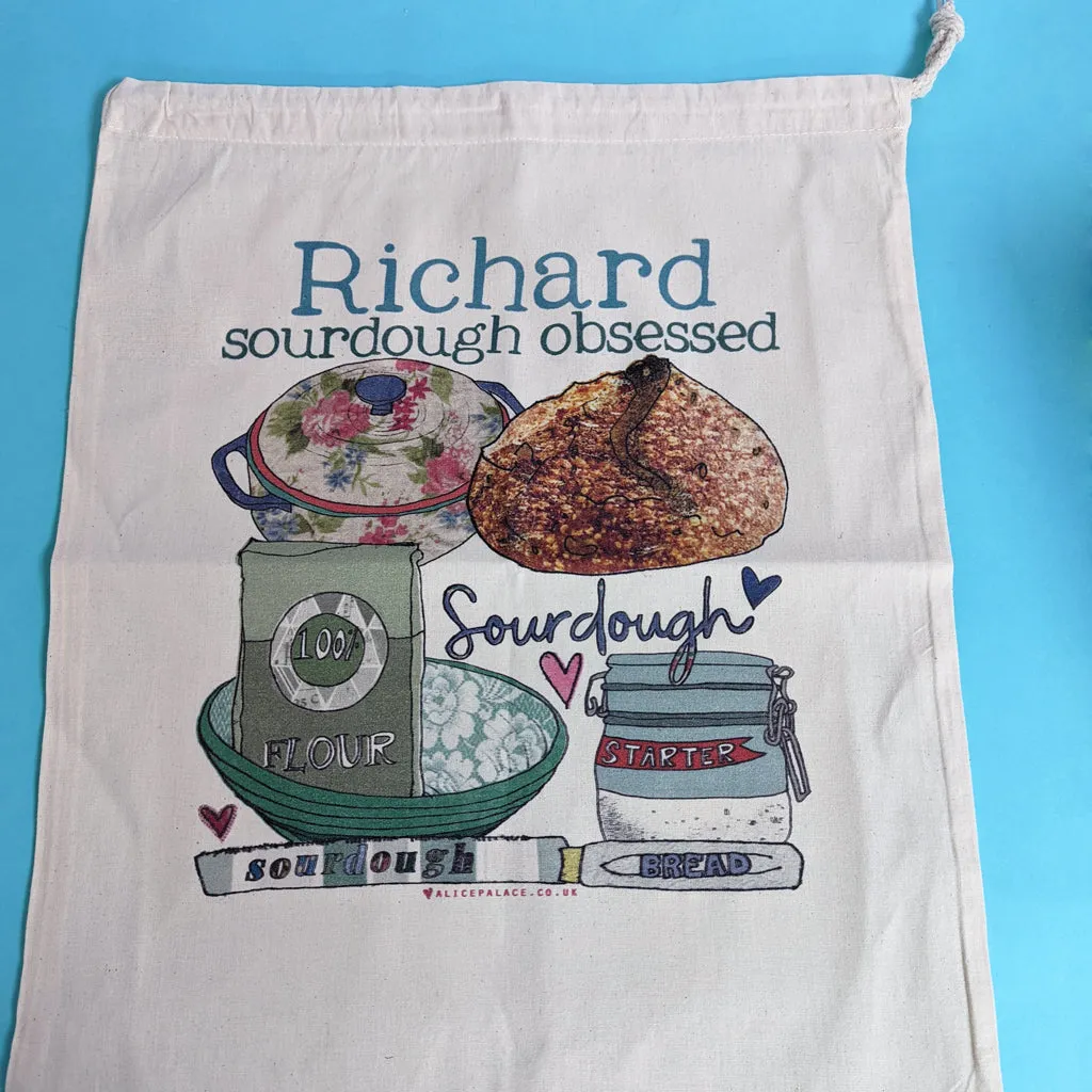 Personalised Bread Storage Bag