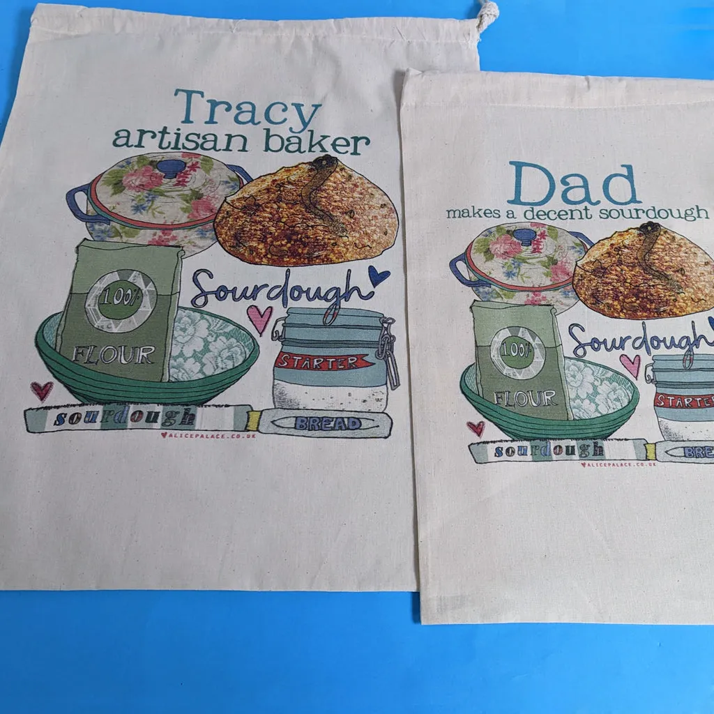 Personalised Bread Storage Bag