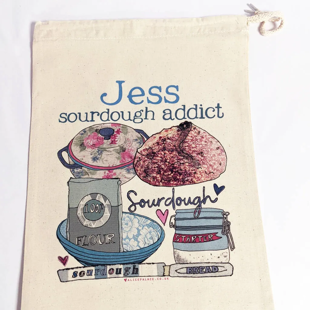 Personalised Bread Storage Bag