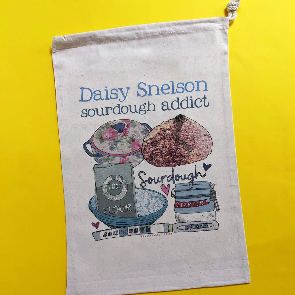 Personalised Bread Storage Bag