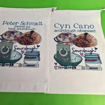 Personalised Bread Storage Bag