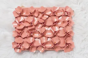 Pink Flower Clutch