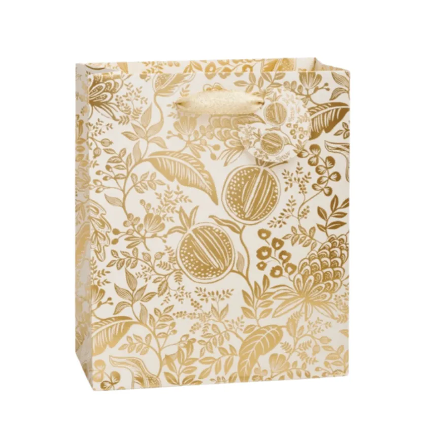 Pomegranate Gold Medium Gift Bag