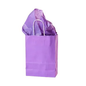 Purple Gift Bag with Handle