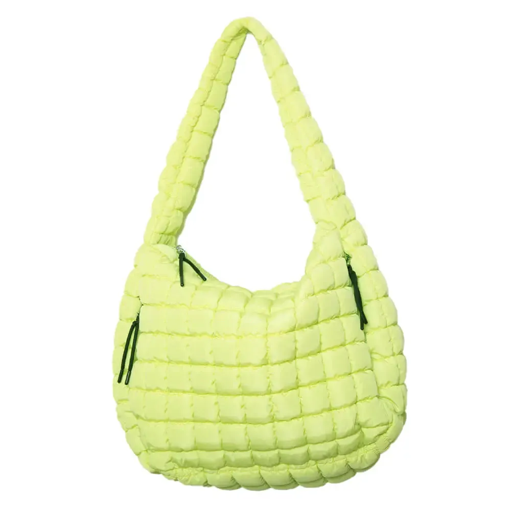 Quilted Puffer Tote Bag