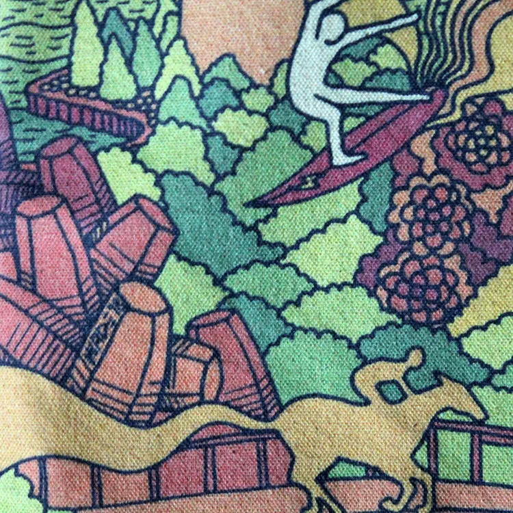 "Summers in New Jersey" clutch bag