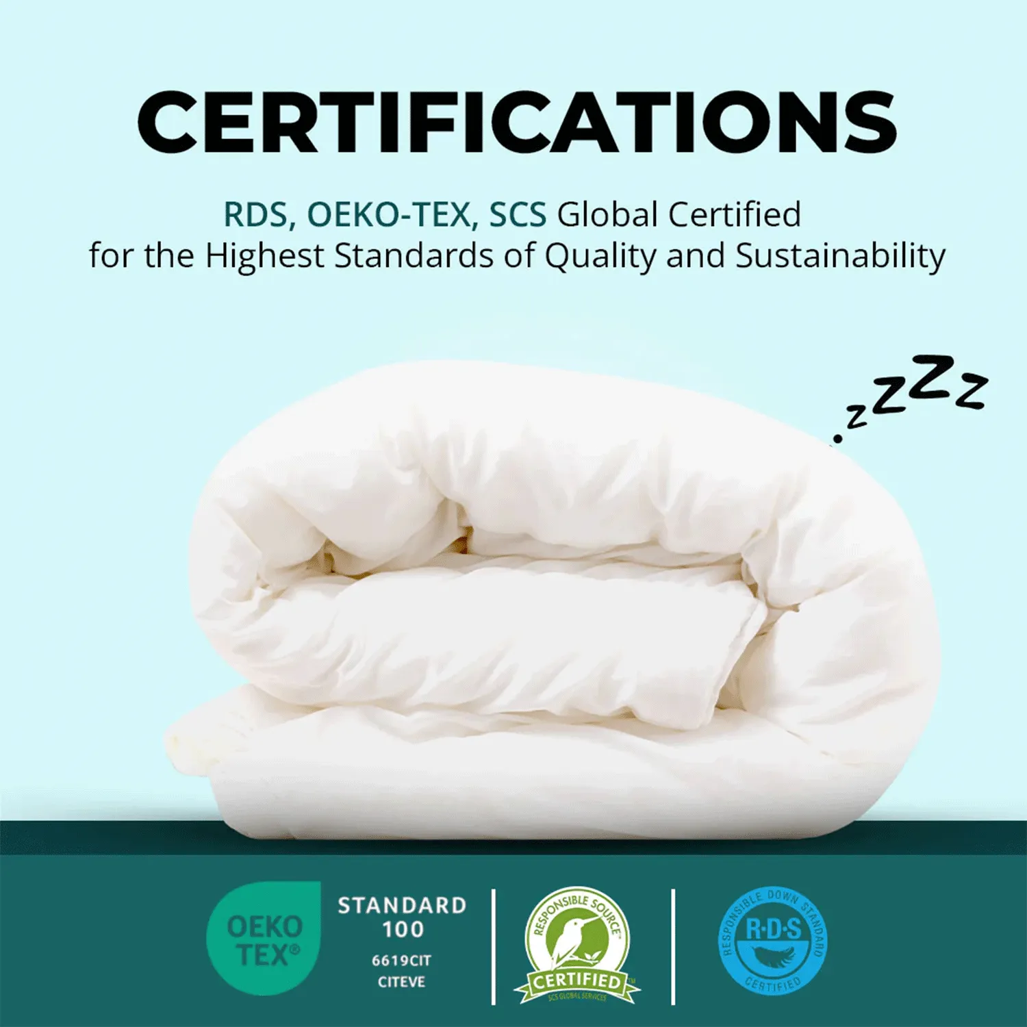 Raymat™ Luxurious Microfibre Duvet - Super King