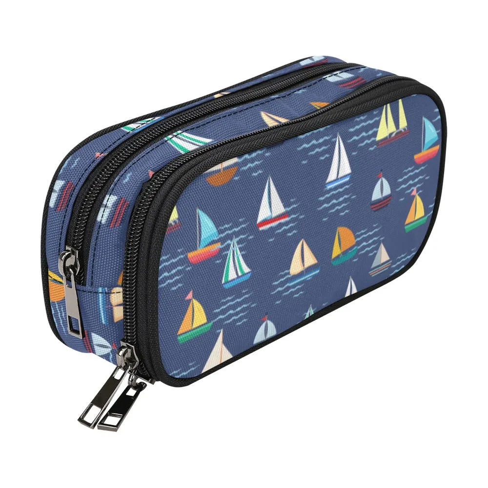 Sail Boat Pencil Pouch | Durable Organizer for Pens & Supplies