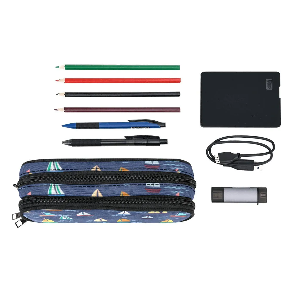 Sail Boat Pencil Pouch | Durable Organizer for Pens & Supplies