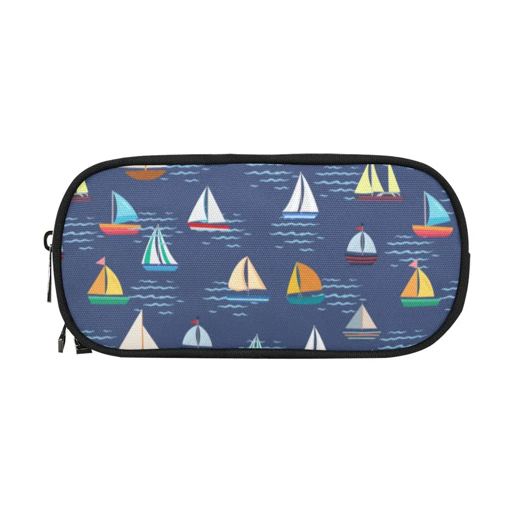 Sail Boat Pencil Pouch | Durable Organizer for Pens & Supplies