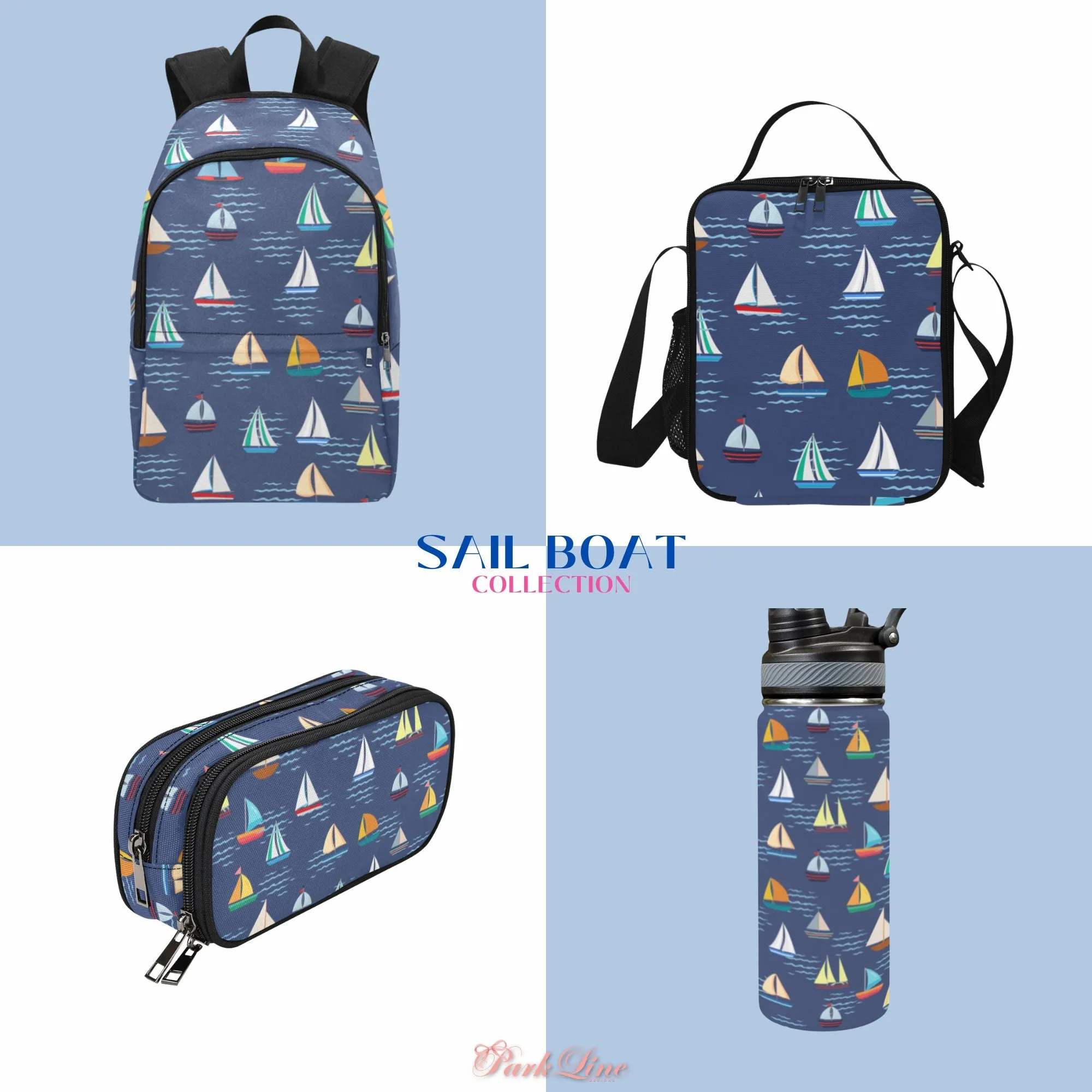 Sail Boat Pencil Pouch | Durable Organizer for Pens & Supplies