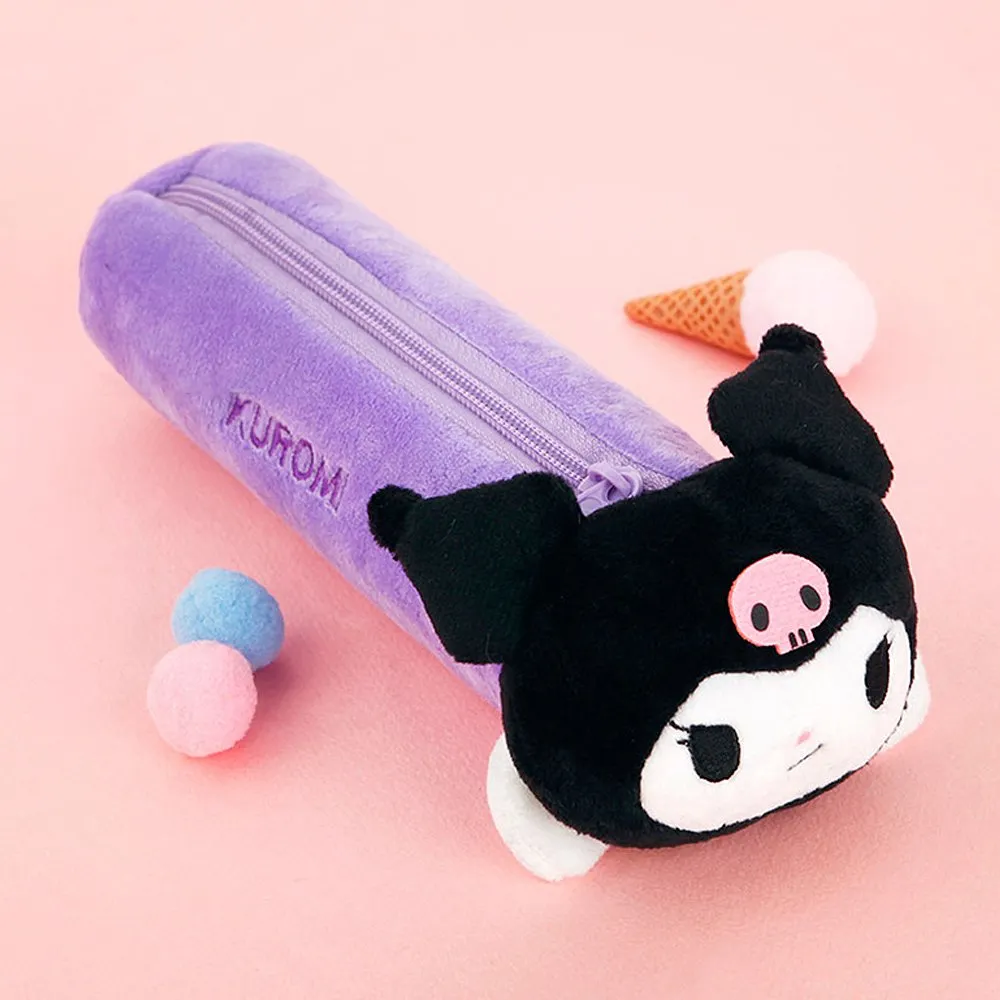 Sanrio Characters Lying Plush Pencil Case