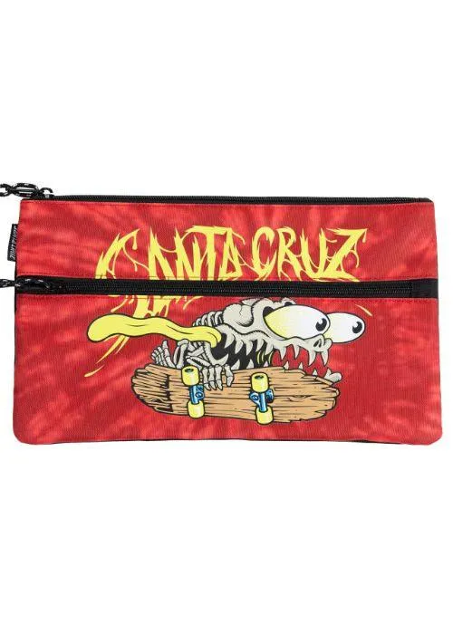 Santa Cruz - Bone Slasher Pencil Case Dual Zip Pencil Case