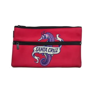Santa Cruz Seahorse Pencil Case Rogue Pink