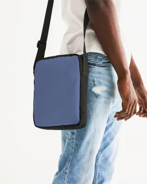 Shaded Pastel Blue Messenger Pouch | C60M45Y0K30