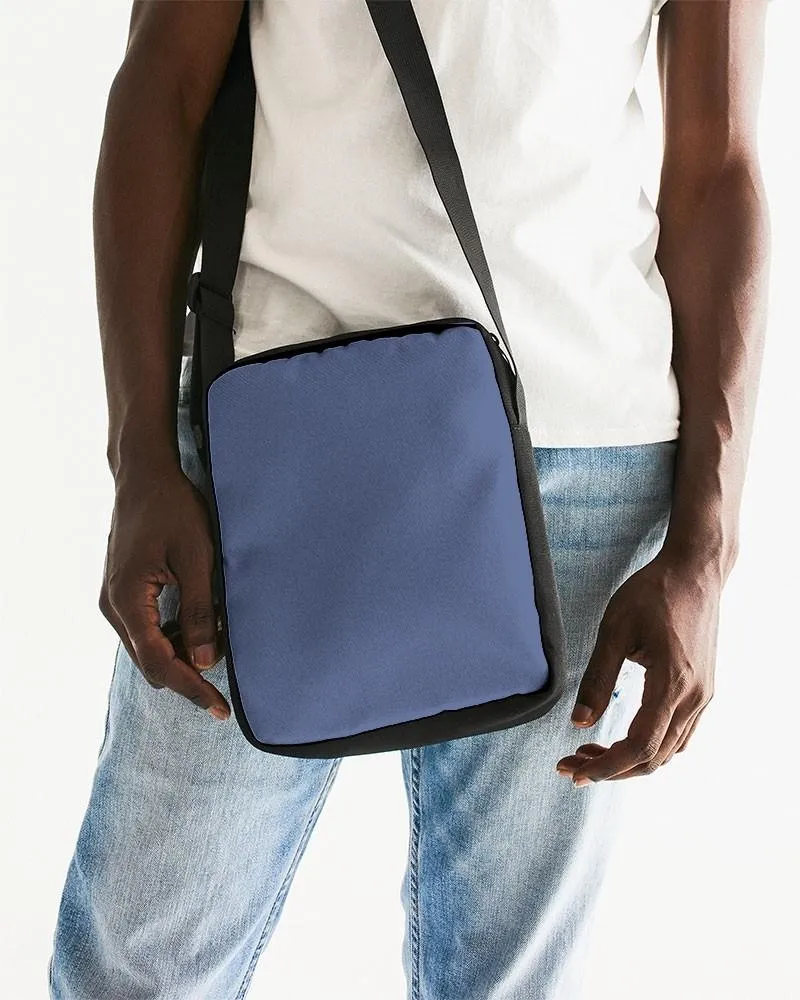 Shaded Pastel Blue Messenger Pouch | C60M45Y0K30