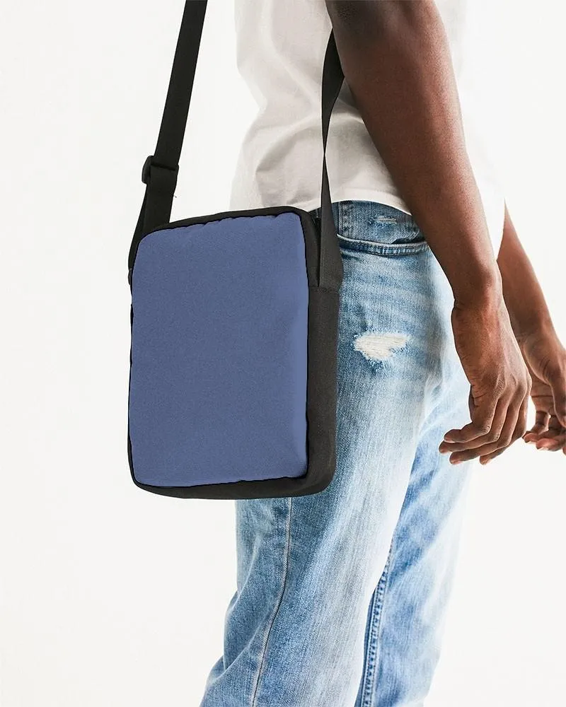 Shaded Pastel Blue Messenger Pouch | C60M45Y0K30