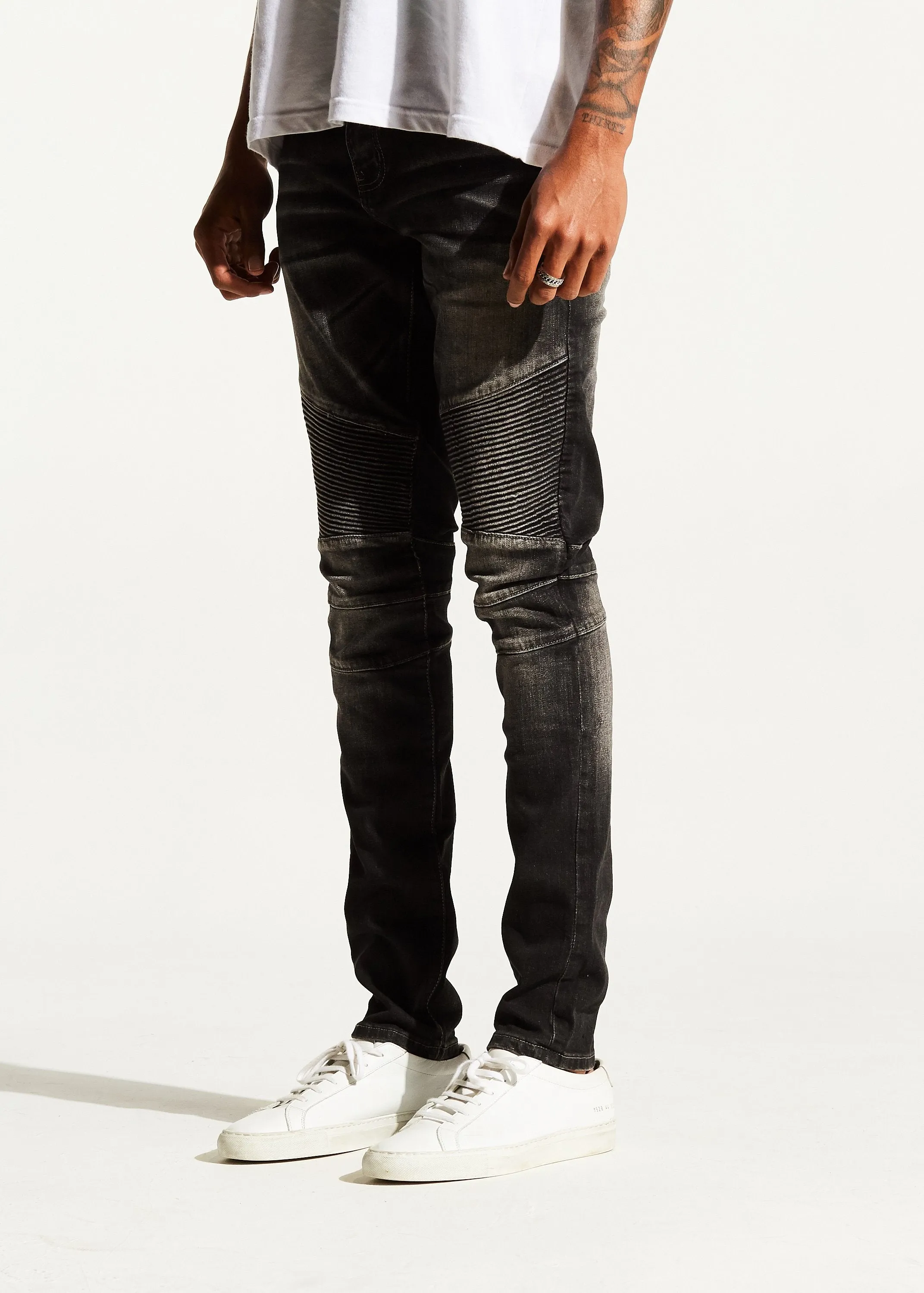 Skywalker Biker Denim (Stone Charcoal)