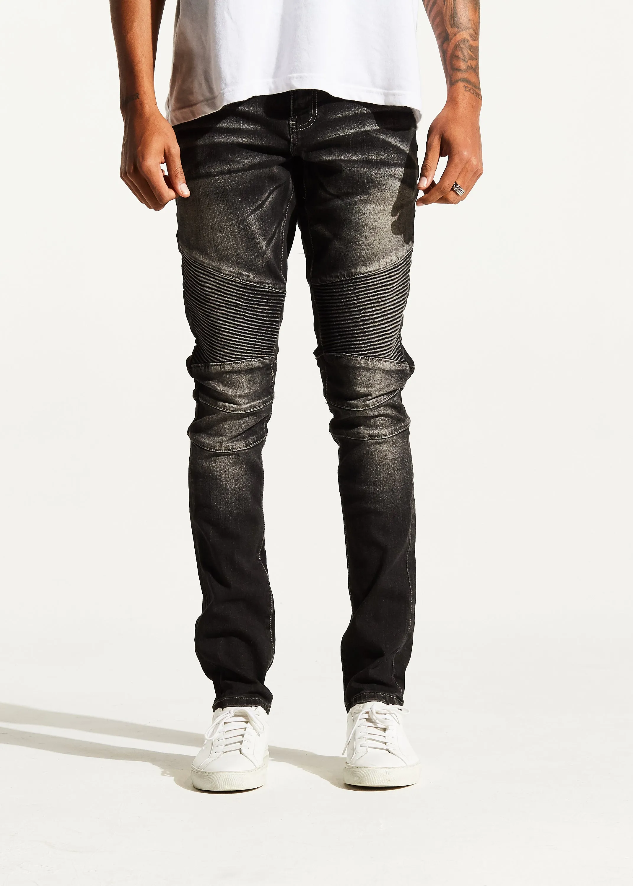 Skywalker Biker Denim (Stone Charcoal)