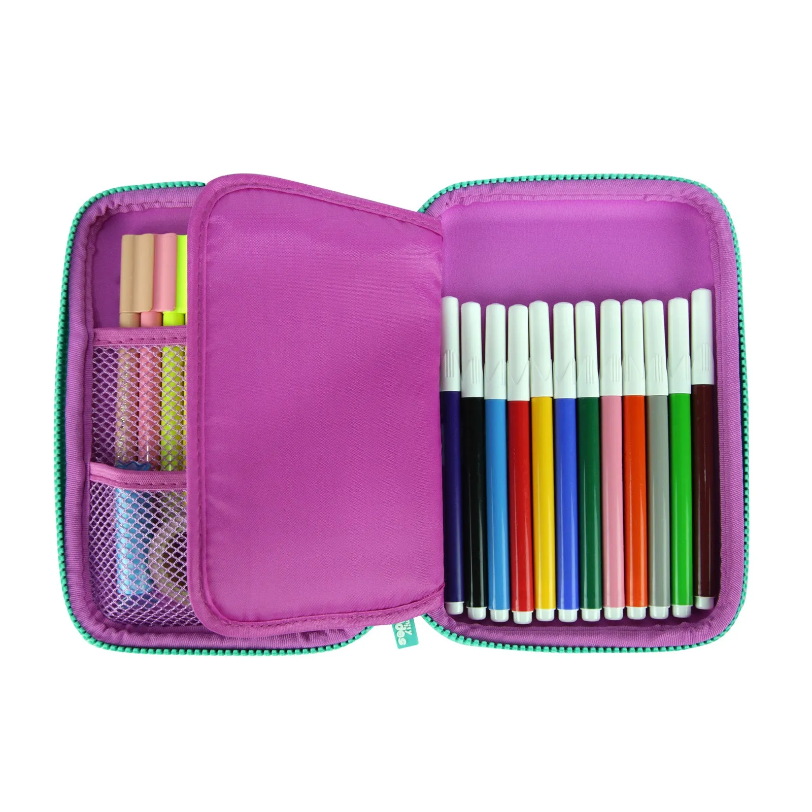 Smily Kiddos Single Compartment Pencil Case Purple SK11001010