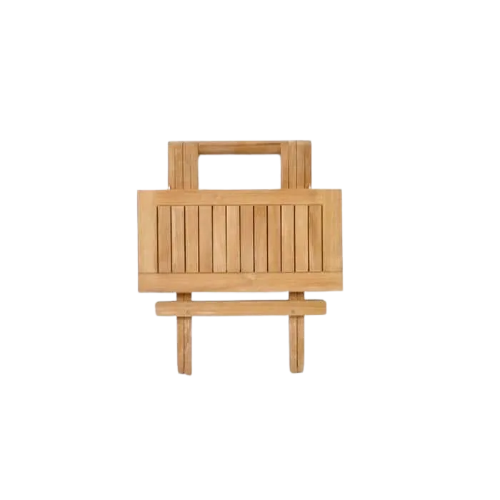 Square Teak Foldable Picnic Table
