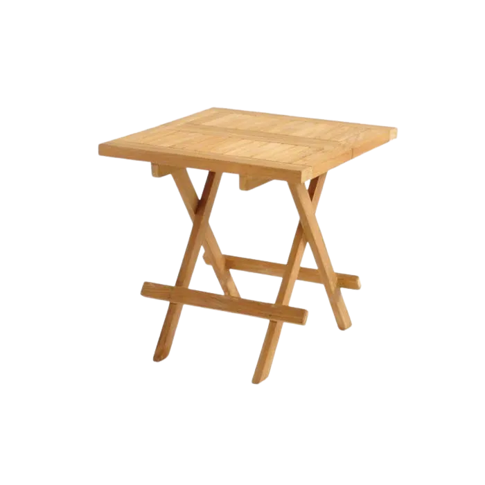 Square Teak Foldable Picnic Table
