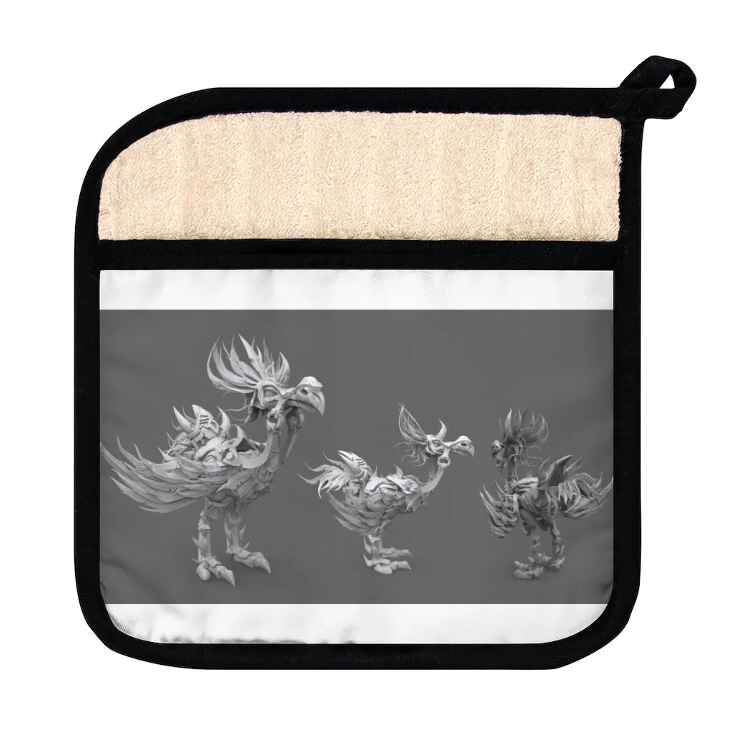 Squawkers the Ostrich Mount Pot Holder with Pocket