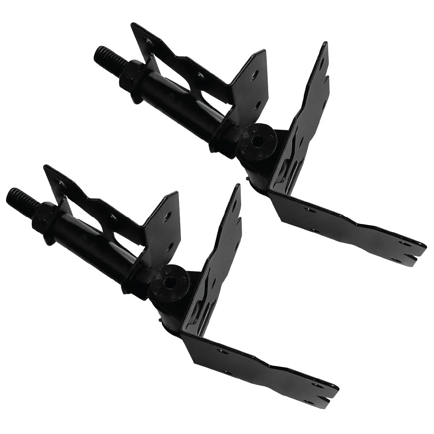 Stainless Adjustable Standard to Narrow Hinges (Self-Closing), fasteners included.