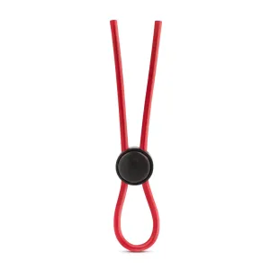 Stay Hard - Silicone Loop Cock Ring - Red