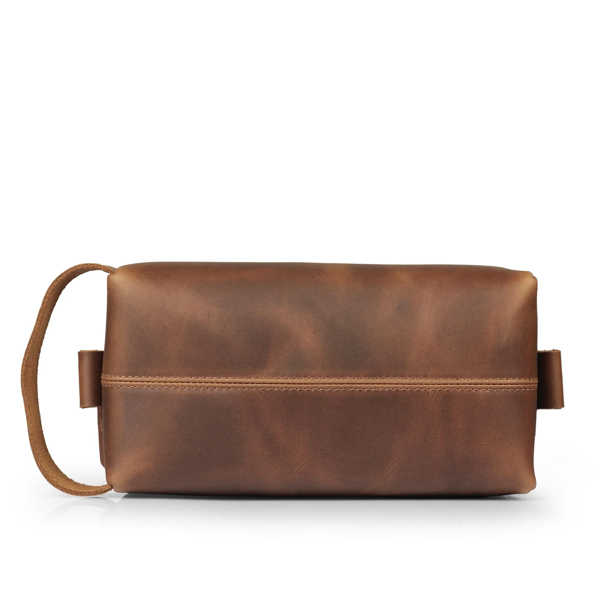 Steele Leather Toiletry Bag - Dopp Kit - Shave Kit