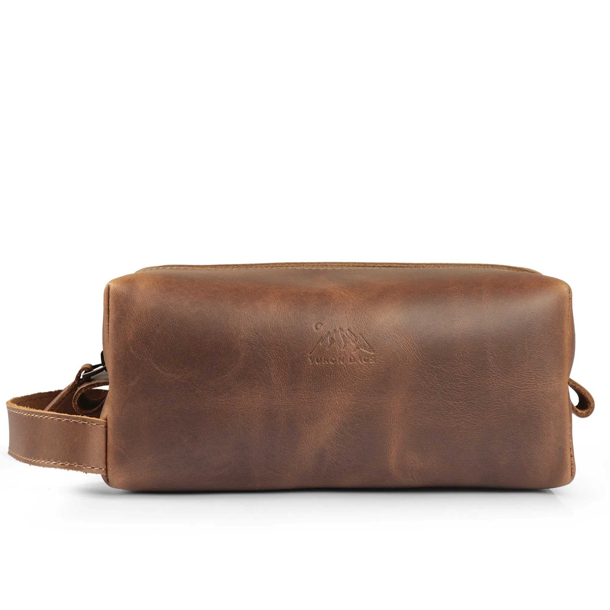 Steele Leather Toiletry Bag - Dopp Kit - Shave Kit